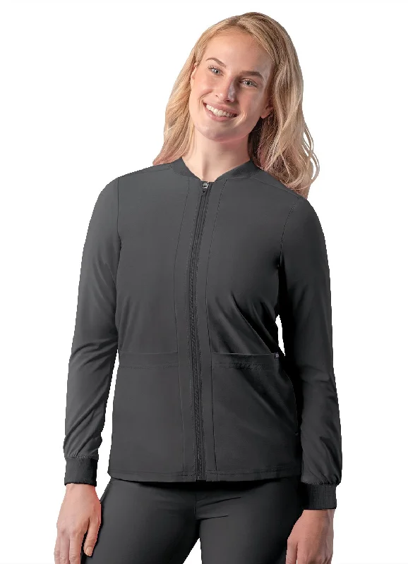 Addition Women's Bomber Zipped Jacket by Adar XXS-3XL / PEWTER