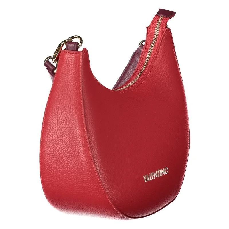 Handle bags with compact designs for portability -Valentino Bags Red Polyethylene Women's Handbag