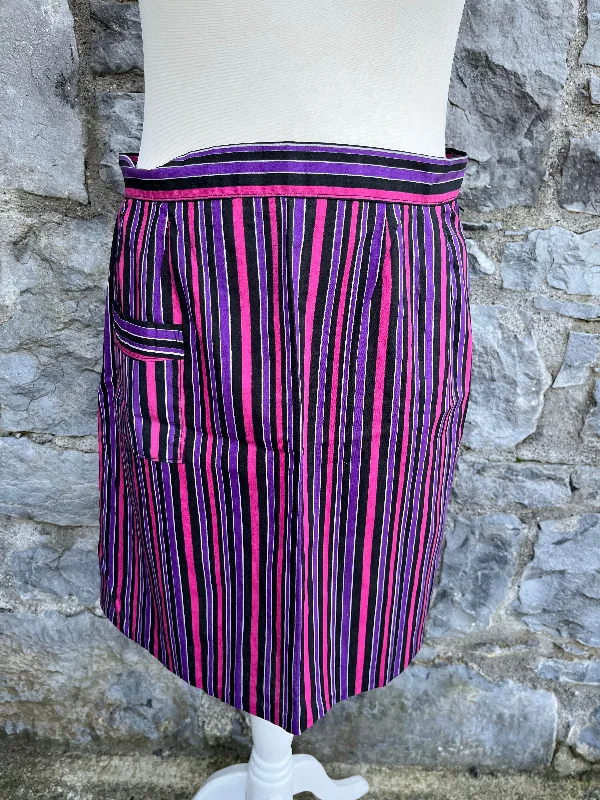 One-shoulder Dresses for Trendy -Purple stripy skirt uk 8-10