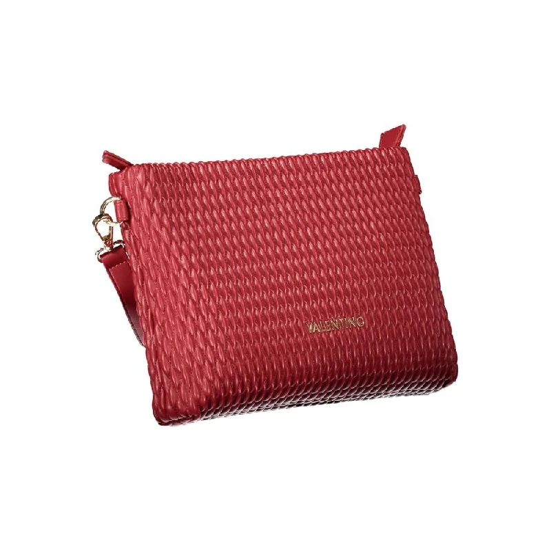 Handle bags with animal prints for flair -Valentino Bags Red Polyethylene Women's Handbag