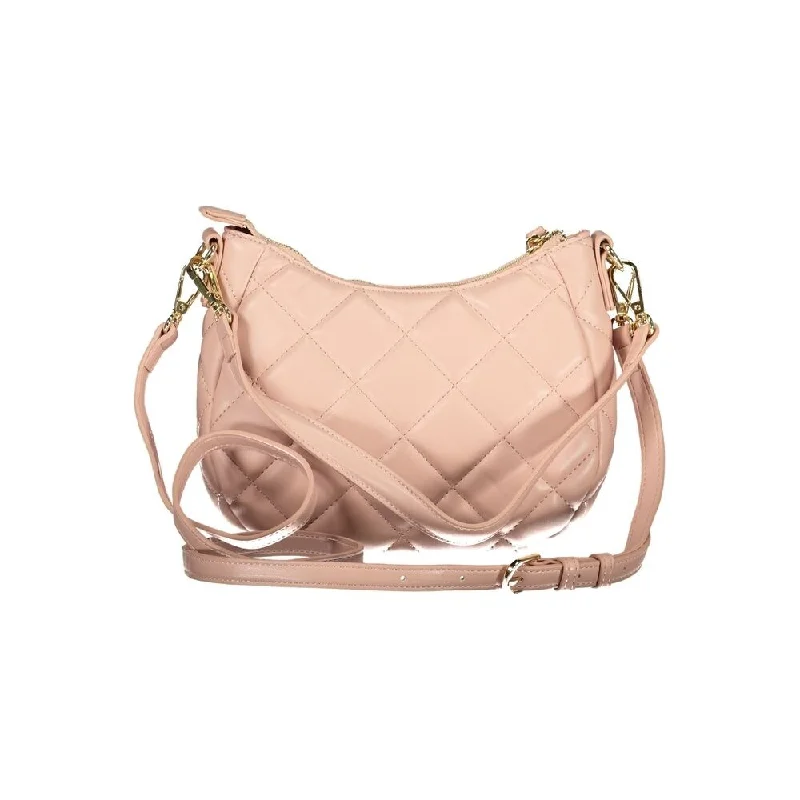 Handle bags with vintage vibes for nostalgia -Valentino Bags Pink Polyethylene Women's Handbag