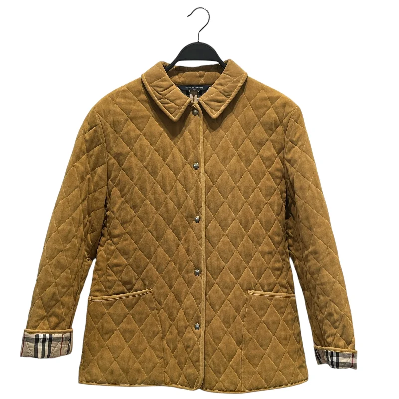 BURBERRY LONDON/Jacket/M/Cotton/CML/QUILTED SNAP LINED JACKET