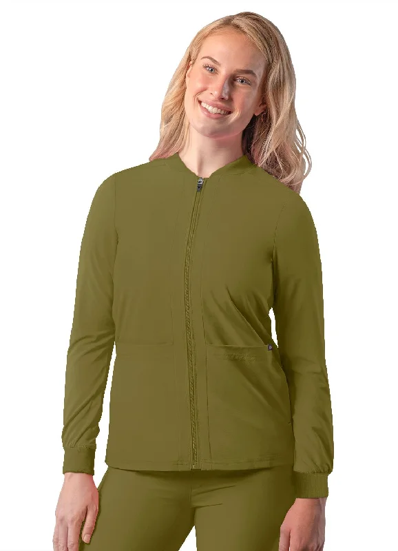 Addition Women's Bomber Zipped Jacket by Adar XXS-3XL /Martini Olive