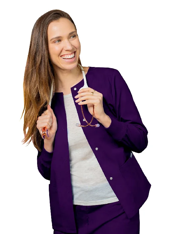 Workwear Scrubs Jacket by Adar XXS-5XL / Purple