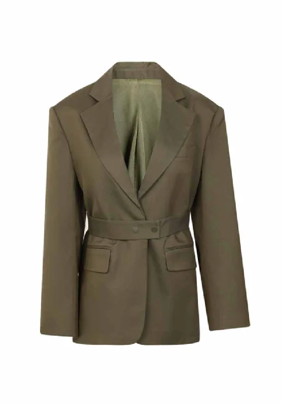 Blazers for workplace style boost confidence -Brooke Boxy Belted Blazer