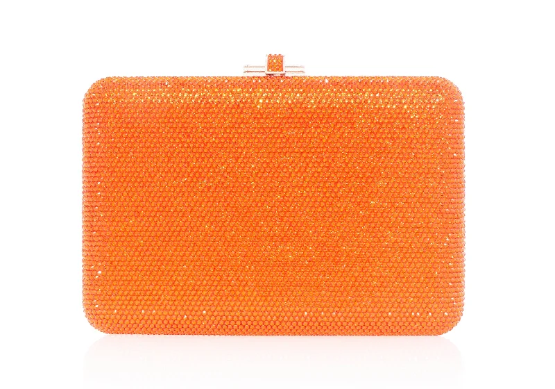 Handle bags with modern logos for branding -Slim Slide Orange