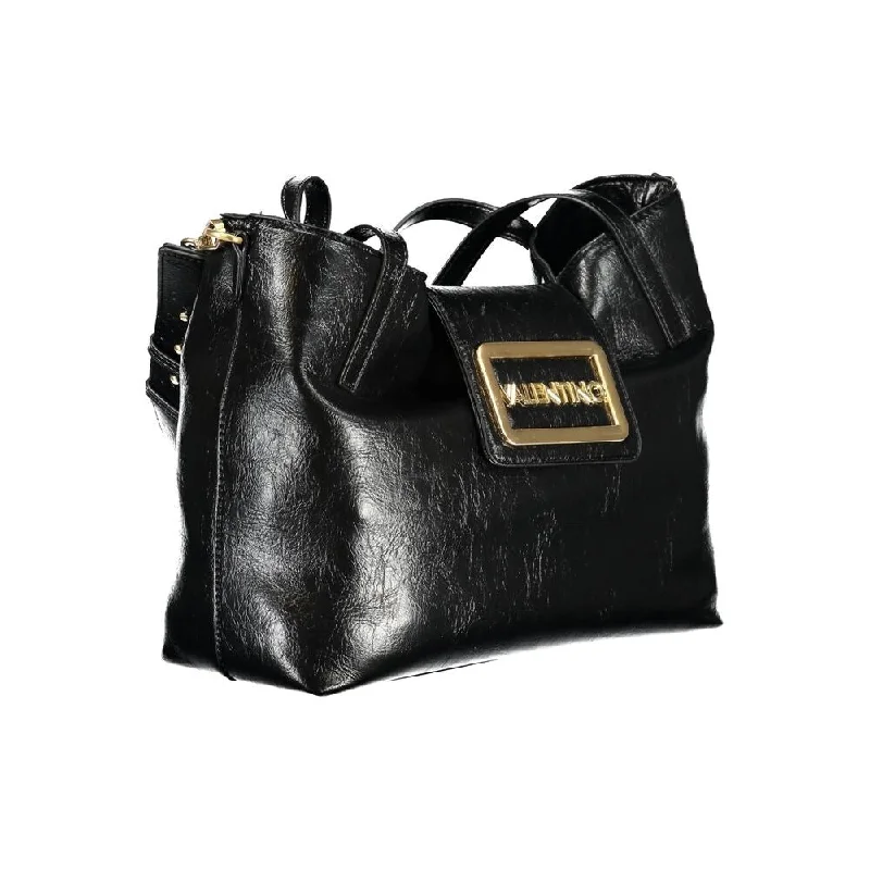 Handle bags with retro logos for charm -Valentino Bags Black Polyethylene Women's Handbag