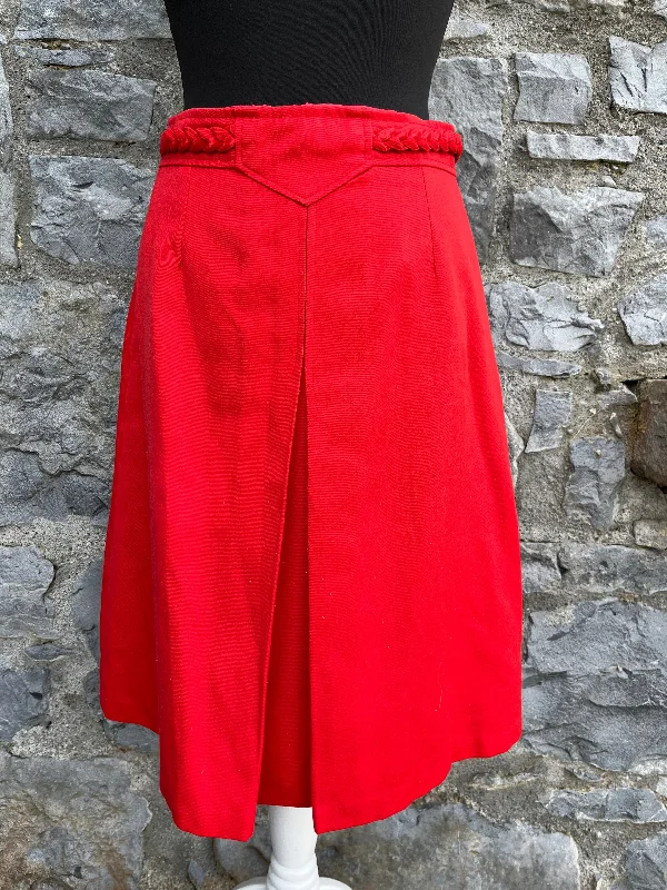 Zippered Dresses for Convenience -90s red skirt uk 8