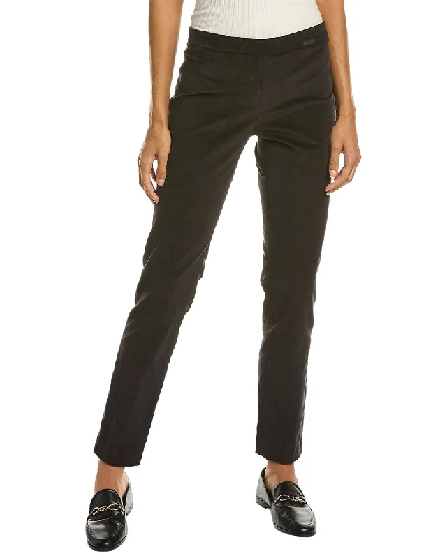 Tight fit trousers for women with ankle-length design and modern appeal -Pink Tartan Corduroy Pant