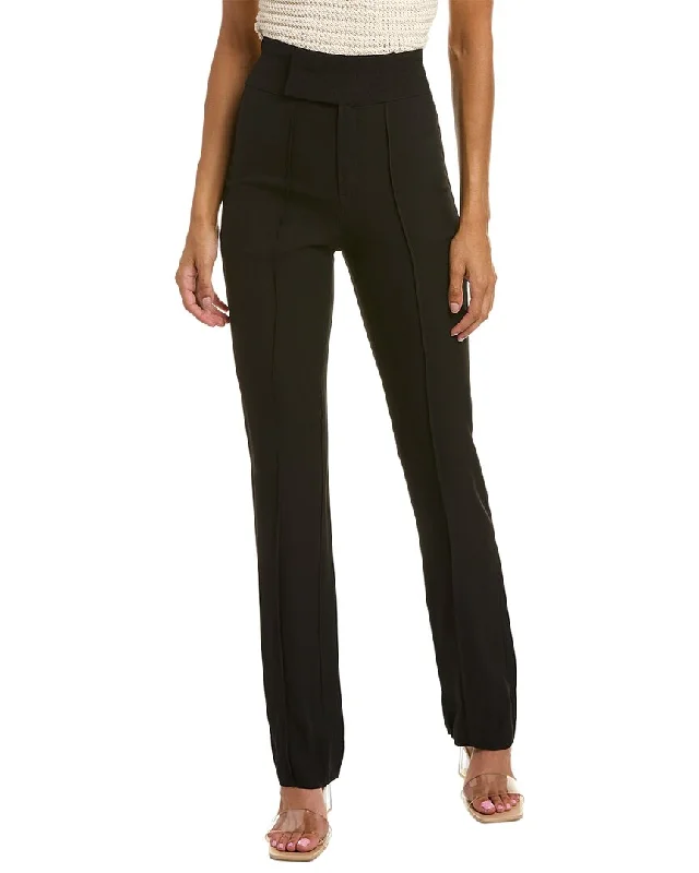 Wool blend tight trousers for women with soft, breathable fabric for year-round wear -Nicholas Marta Pant