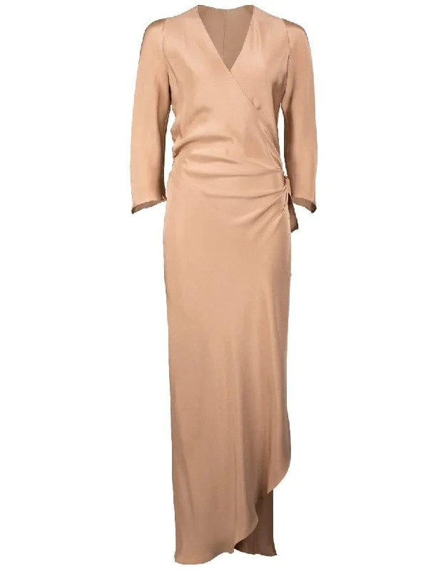 Sheath Dresses for Sophisticated -Sleeve Sign Wrap Dress