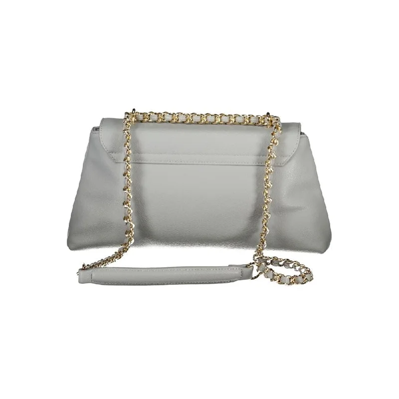 Handle bags with wide openings for access -Valentino Bags Gray Polyethylene Women's Handbag