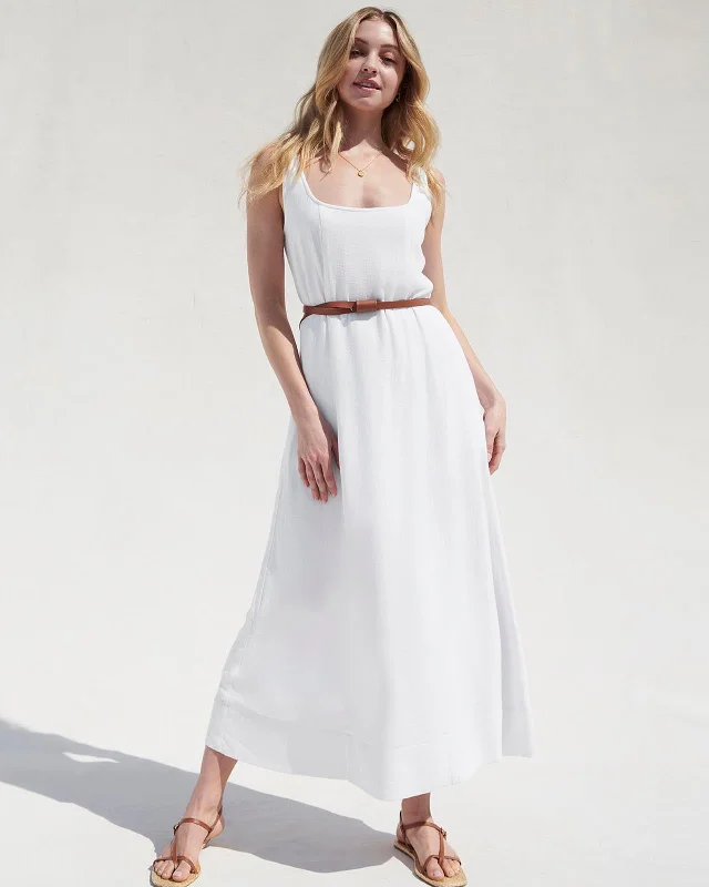 Belted Dresses for Shaping -Tessa Maxi Dress