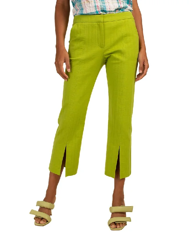 Sleek tight trousers for men with black color and slim, sharp cut -Trina Turk North Beach Pant