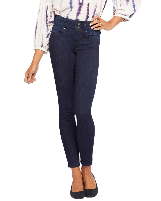 High-waisted tight trousers for women with belt loops for added style -NYDJ Ami Skinny Jean