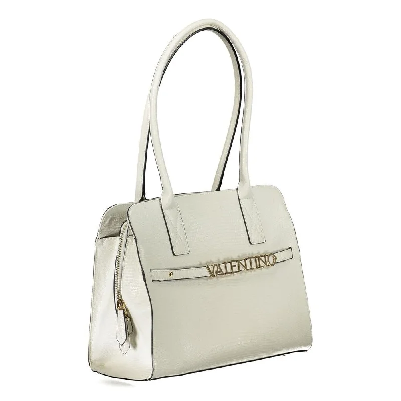 Handle bags with seasonal prints for holidays -Valentino Bags White Polyethylene Women's Handbag