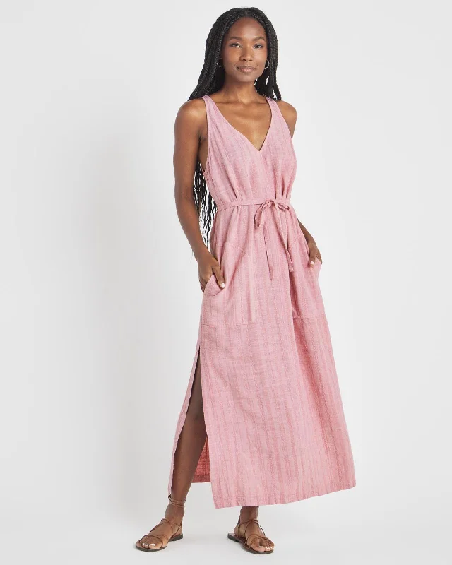 A-line Dresses for Flattering -Loretta Stripe Dress