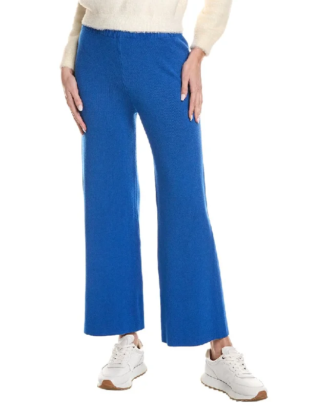 Printed tight trousers for women with bold patterns and eye-catching designs -To My Lovers Ribbed Wool-Blend Pant