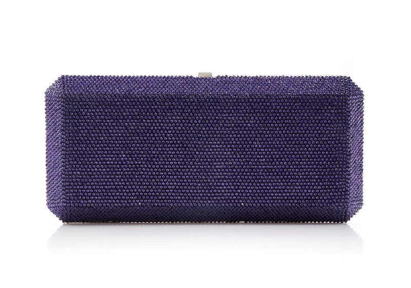 Handle bags with reinforced stitching for durability -Slim Rectangle Purple