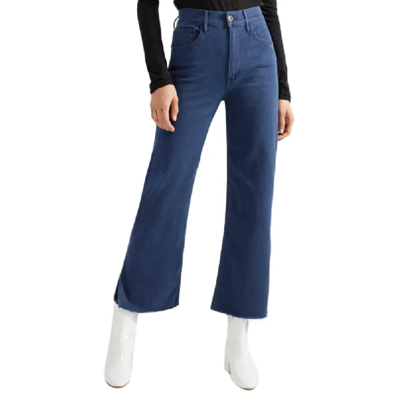 Designer tight trousers for women with unique stitching and high-fashion appeal -3 X 1 Women's W4 Shelter Wide Leg Crop Arrow Jeans