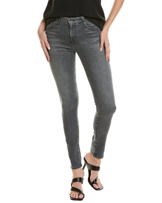 Pleated tight trousers for women with vintage-inspired design and modern twist -AG Jeans Farrah Aldgate High-Rise Skinny Jean