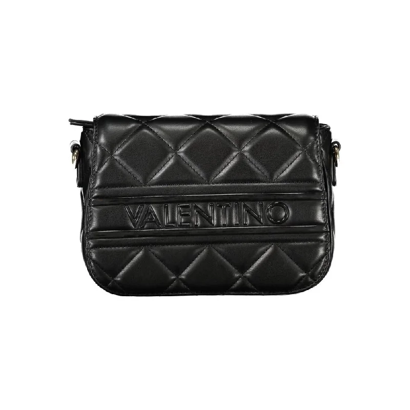 Handle bags with vibrant colors for boldness -Valentino Bags Black Polyethylene Women's Handbag