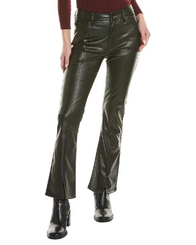 Tailored tight trousers for men with sharp crease and polished look -HUDSON Jeans Blair Black High-Rise Bootcut Jean