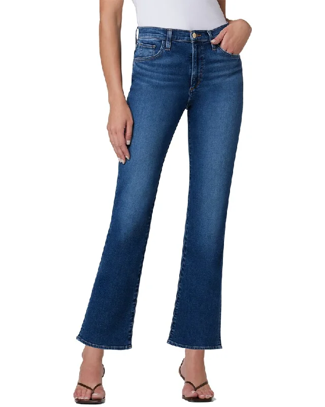 Tight cargo trousers for women with stylish pockets and slim cut for urban look -JOE'S Jeans The Callie Energy Cropped Boot Cut Jean