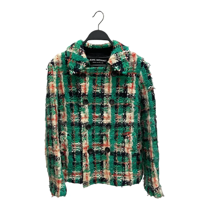 JUNYA WATANABE COMME des GARCONS/Jacket/Plaid/Wool/GRN/jc-j036