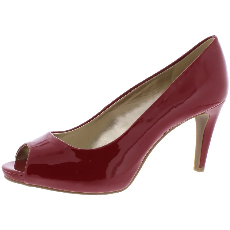 Valentine's Day Dresses for Romance -Bandolino Womens Rainaa 3 Patent Dress Peep-Toe Heels