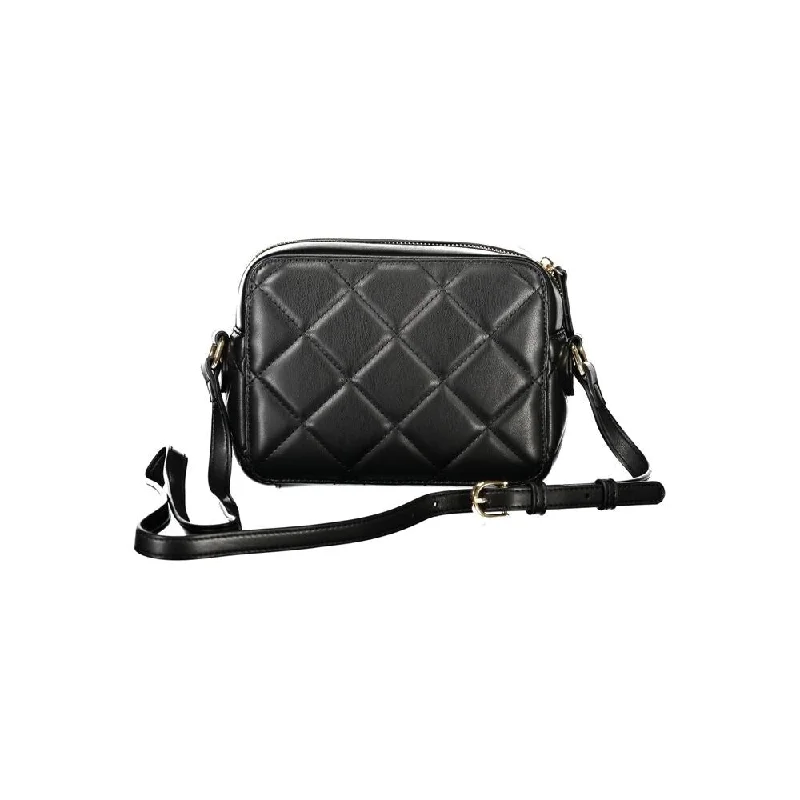 Handle bags with soft linings for protection -Valentino Bags Black Polyethylene Women's Handbag