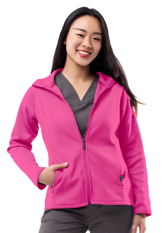 Performance Full Zip Bonded Fleece Jacket by Adar XXS-3XL / Fruit Punch