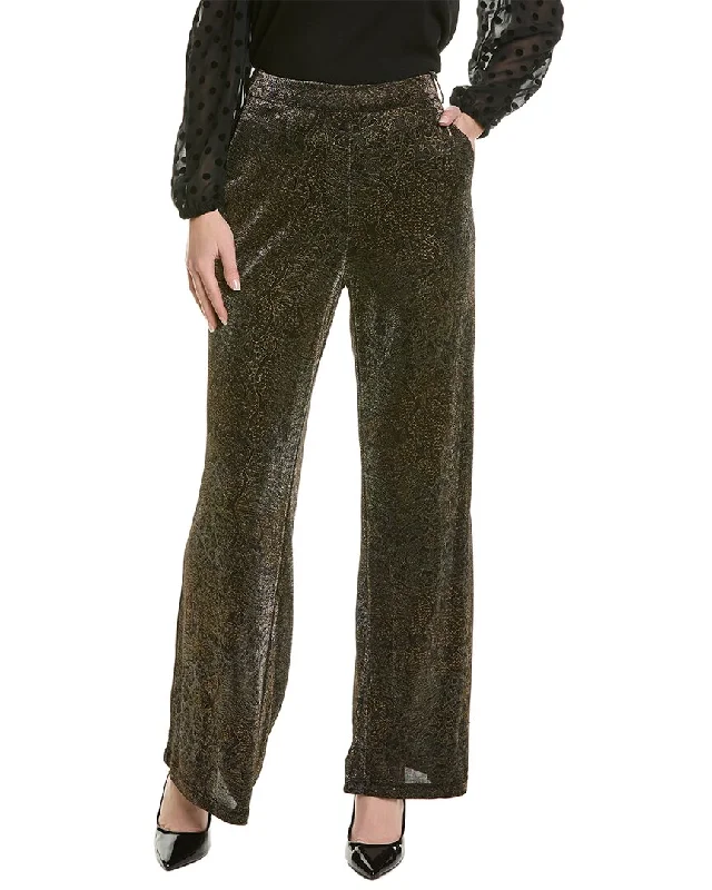 Smart casual tight trousers for women with cuffed ankle and tailored design -Traffic People Shady Night Pant