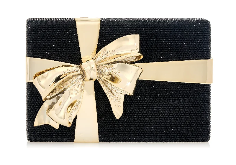 Handle bags with soft velvet for luxury -Gift Box Surprise Black