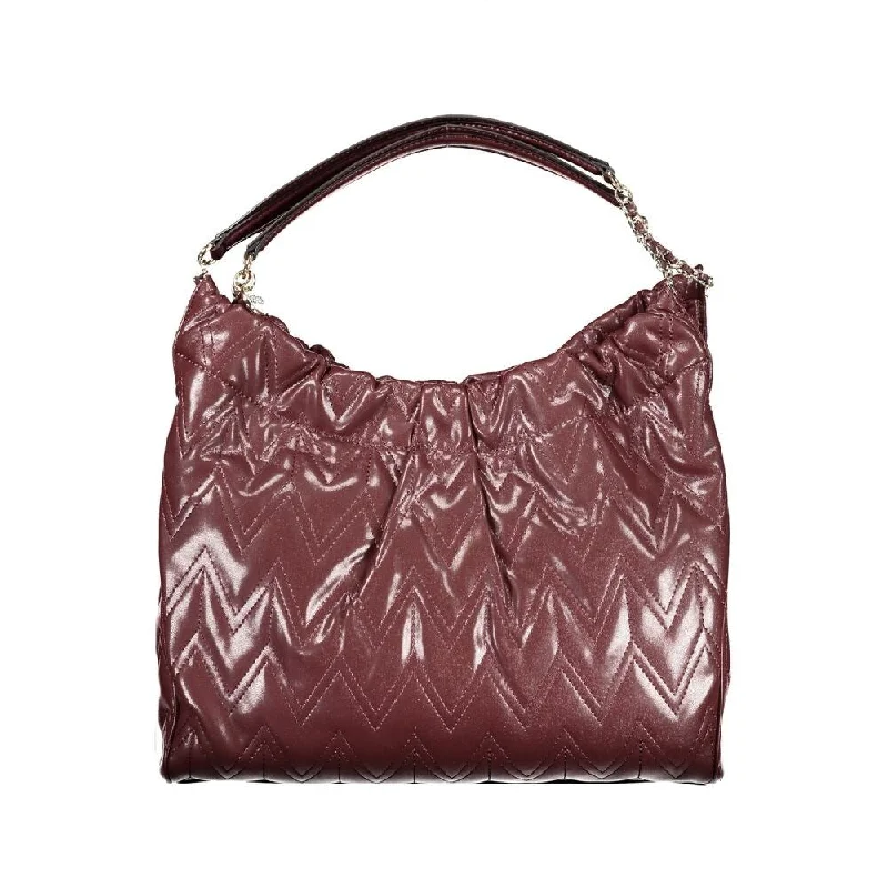 Handle bags with bold text for statements -Guess Jeans Brown Polyethylene Women's Handbag