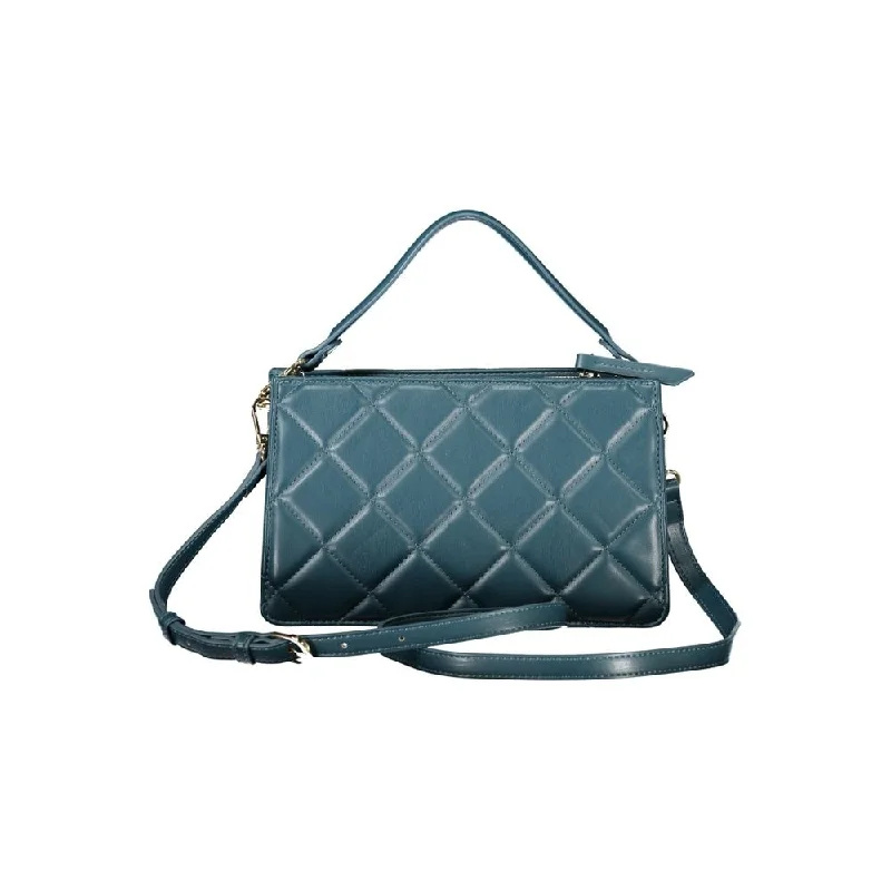 Handle bags with double handles for strength -Valentino Bags Green Polyethylene Women's Handbag