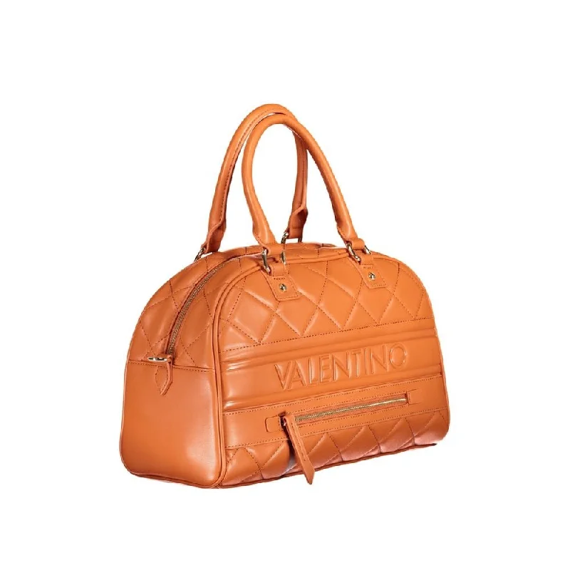 Handle bags with sturdy leather grip accents -Valentino Bags Orange Polyethylene Women's Handbag