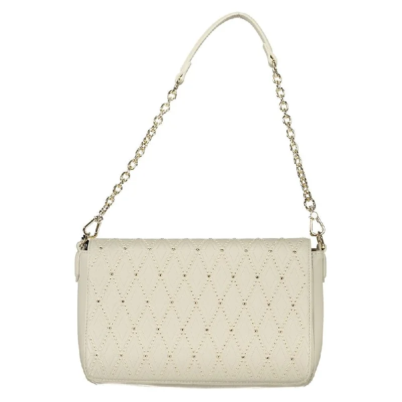 Handle bags with elegant gold-tone hardware -Valentino Bags White Polyethylene Women's Handbag