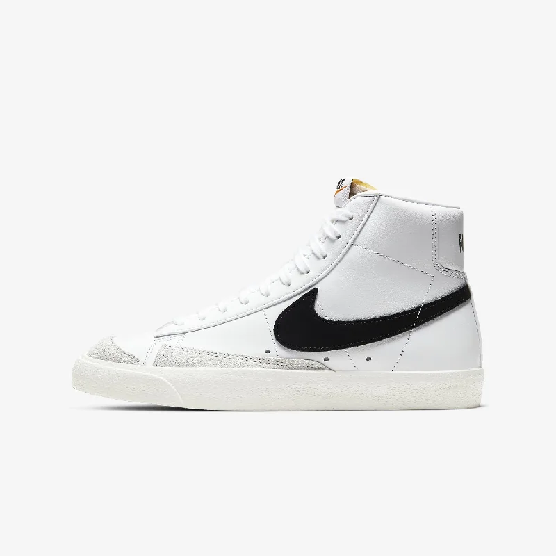 Blazers featuring bold checks are fun -Nike Blazer Mid '77 Vintage (White + Black)