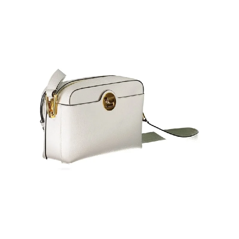 Handle bags with detachable pouches for versatility -Coccinelle White Leather Women's Handbag