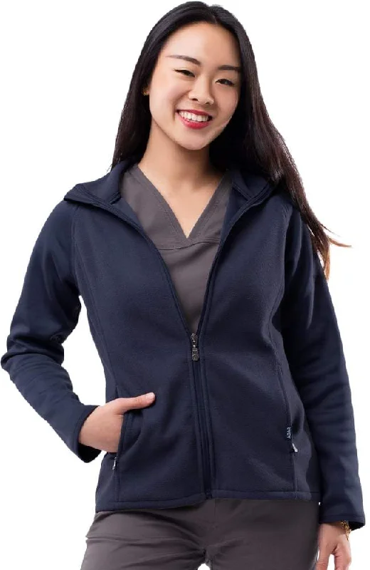 Performance Full Zip Bonded Fleece Jacket by Adar XXS-3XL / NAVY