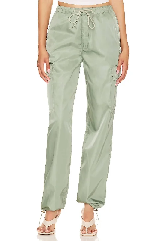 Tight trousers for women with elastic waistband for comfortable all-day wear -Jade Pant In Bluff