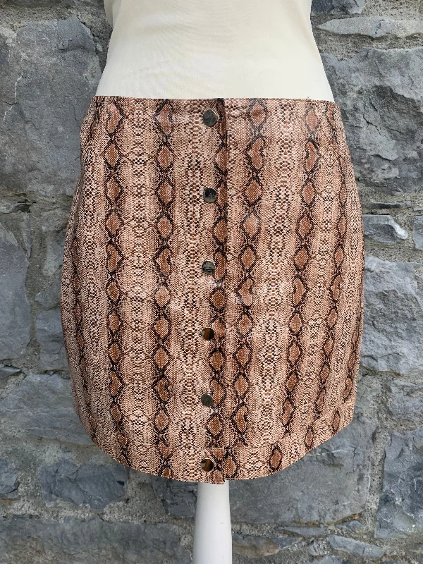 Ethnic Dresses with Tribal Design -Snakeskin skirt   uk 12