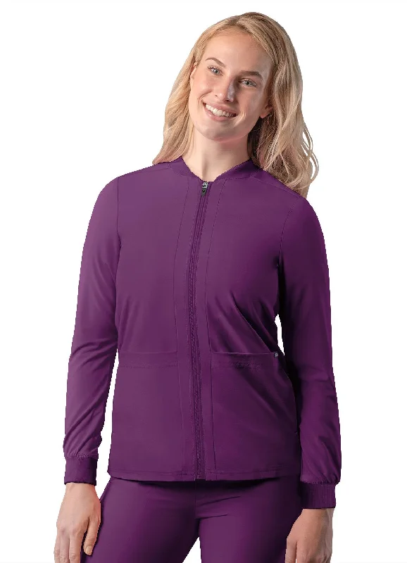 Addition Women's Bomber Zipped Jacket by Adar XXS-3XL / EGGPLANT