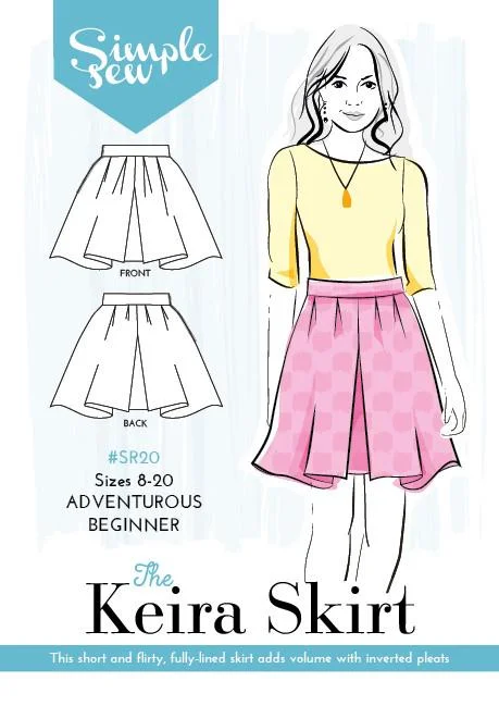 White Dresses for Pure Look -Simple Sew Keira Skirt