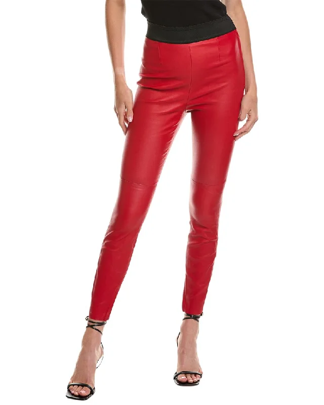 High-waisted tight trousers for women with pleated front and polished design -DOLCE & GABBANA TROUSERS