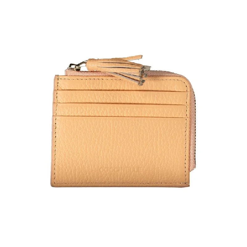 Handle bags with soft linings for protection -Coccinelle Orange Leather Women's Wallet