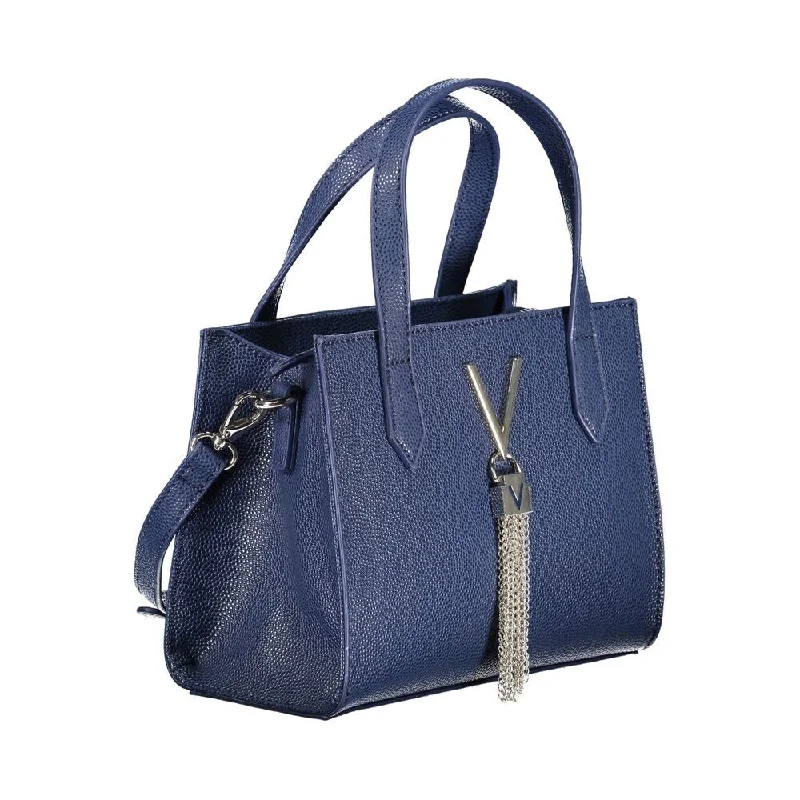 Handle bags with retro logos for charm -Valentino Bags Blue Polyethylene Women's Handbag