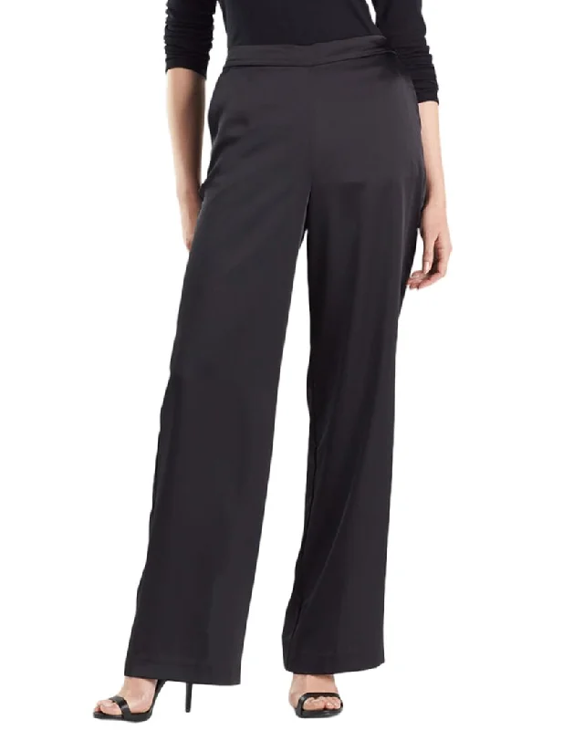 Skinny fit tight trousers for women with minimalistic design for clean look -Natori Luxe Charmeuse Pant