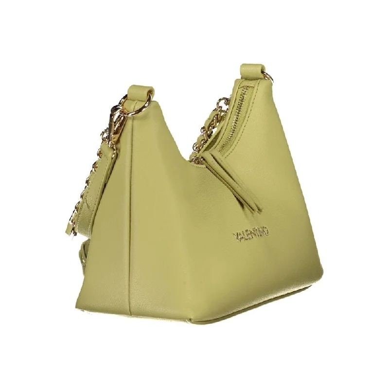 Handle bags with hidden pockets for security -Valentino Bags Green Polyethylene Women's Handbag